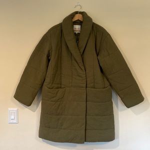 Madewell Lightspun Dumont Quilted Jacket; NWT; Color: Distant Surplus; Size L